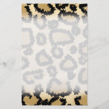 Teste padrão, Brown e preto do impressão do leopar Panfletos Personalizados
