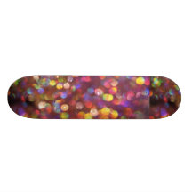 Teste padrão colorido de Bokeh Skate