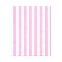 Teste padrão contínuo feminino das listras do rosa impressão de canvas envolvidas