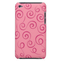 Teste padrão cor-de-rosa do redemoinho capas iPod touch