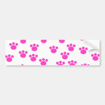 Teste padrão cor-de-rosa e branco brilhante do imp adesivos