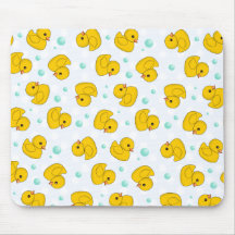 Teste padrão de borracha do pato mousepad