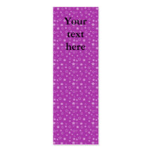 Teste padrão de estrela roxo cartoes de visitas