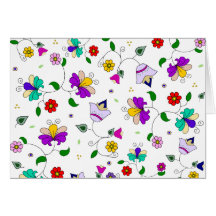 teste padrão de flor de roda colorido Arménio-insp Cartoes