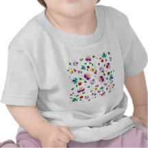 teste padrão de flor de roda colorido Arménio-insp Camiseta