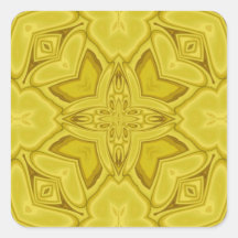 Teste padrão de madeira abstrato amarelo adesivos