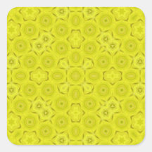 Teste padrão de madeira abstrato amarelo adesivo quadrado