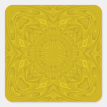 Teste padrão de madeira abstrato amarelo adesivos quadrados
