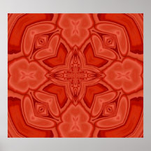 Teste padrão de madeira abstrato do vermelho pôsteres