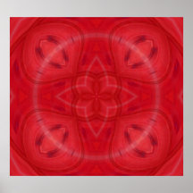 Teste padrão de madeira geométrico vermelho posters