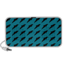 Teste padrão de salto azul dos golfinhos caixinhas de som para iPhone