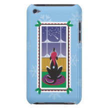 Teste padrão de Stars_snowflake do osso de WagsToW Capas iPod Touch Case-Mate