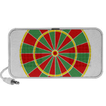 Teste padrão do Dartboard de Rasta Caixinhas De Som Para Pc
