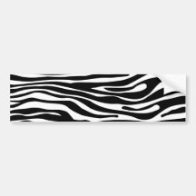 Teste padrão do impressão da zebra - preto e branc adesivo