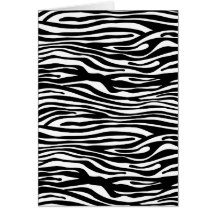 Teste padrão do impressão da zebra - preto e branc cartao