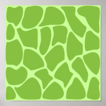 Teste padrão do impressão do girafa. Verde do safa