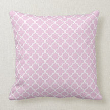 Teste padrão do trevo de Quatrefoil do Lilac Travesseiro De Decoração
