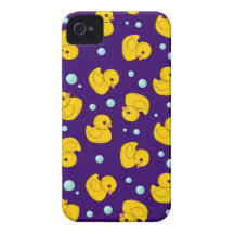 Teste padrão Ducky de borracha Capa iPhone 4 Case-Mate