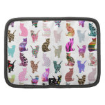 Teste padrão floral asteca das listras dos gatos l organizadores