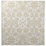 Teste padrão floral francês do nouveau da arte do  guardanapo de pano