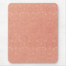 Teste padrão floral vermelho Mousepad do Victorian