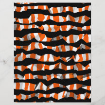 Teste padrão listrado abstrato bonito do Dia das B Panfleto