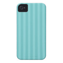 Teste padrão listrado tiffany da listra das listra capas iPhone 4 Case-Mate
