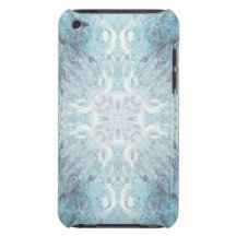 Teste padrão pálido de turquesa, com algumas forma capa iPod touch Case-Mate