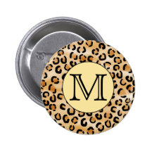 Teste padrão personalizado do impressão do leopard pins