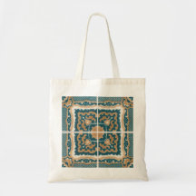 Teste padrão sem emenda do azulejo bolsa