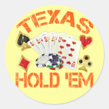TEXAS GUARDARA-OS - AFLIGIDO ADESIVO REDONDO