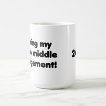 Texto engraçado em uma caneca