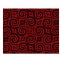 Textura vermelha de Swirly do vintage Fotos