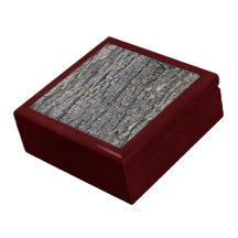 Textura vertical do latido de árvore estojo para jóias