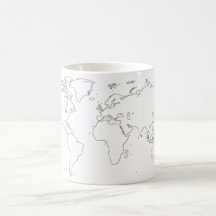 The World Map Canecas