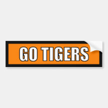 Tigres - branco alaranjado preto adesivos