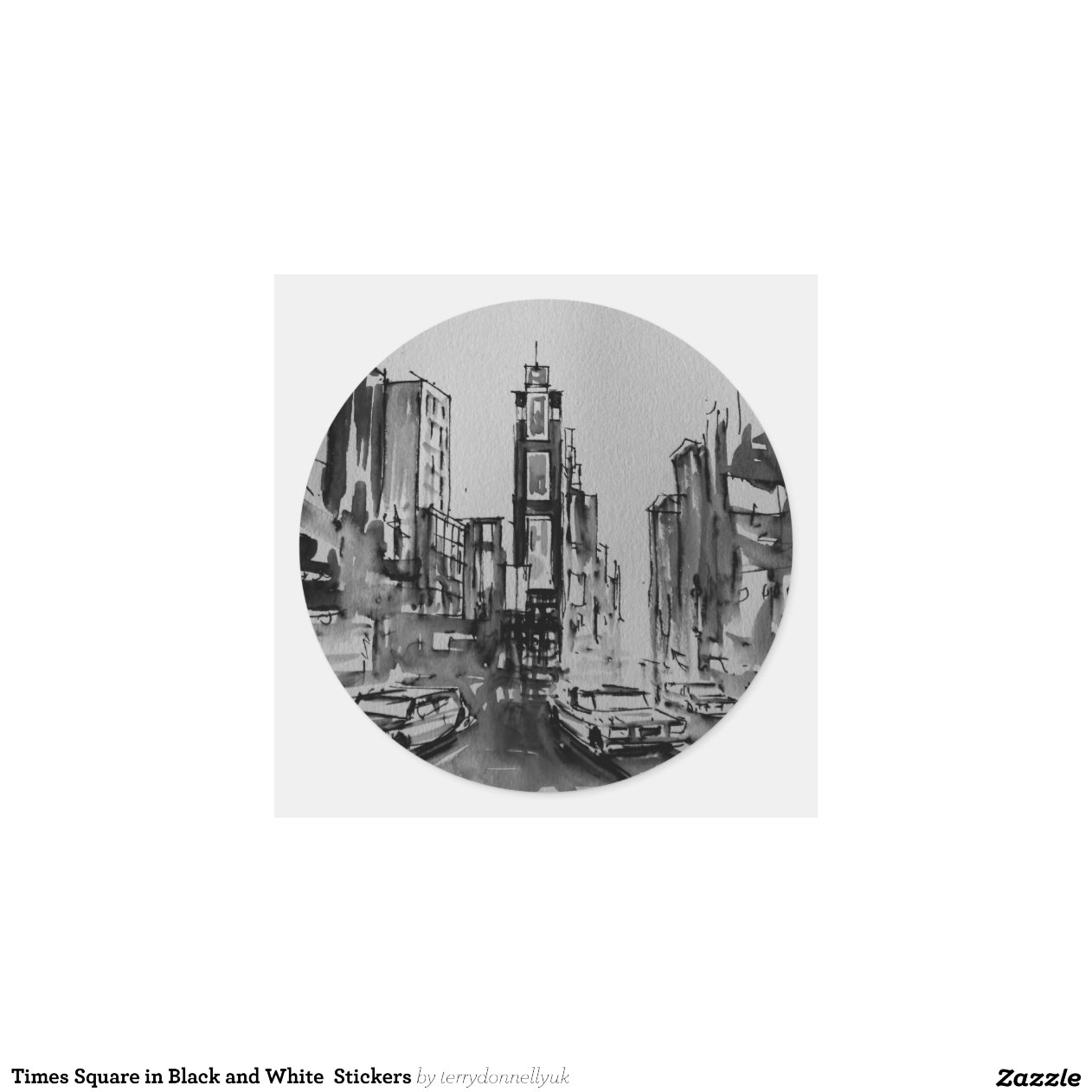 Times Square em etiquetas preto e branco Adesivo Em Artesanato Passo A Passo Com Cd ~ Times Square em etiquetas preto e branco Adesivo Em