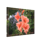 Tipo de flor impressão em canvas