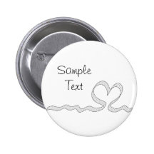 Tique de novela Heart Pins