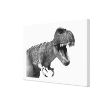 Tiranossauro Rex Impressão De Canvas Esticadas