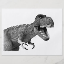 Tiranossauro Rex Panfleto Coloridos