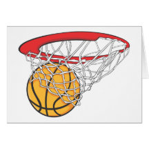Tiro legal do basquetebol na camisa da rede de ane cartões