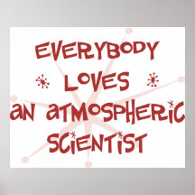 Todos ama um cientista atmosférico posters
