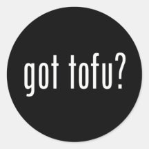 Tofu obtido? Proteína do vegetariano do Vegan! Adesivos
