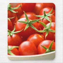 Tomates de cereja mouse pad