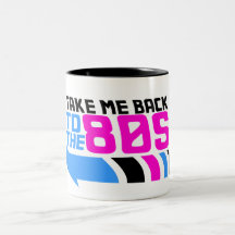 Tome-me de volta ao anos 80 caneca