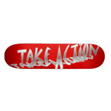 Tome o skate da ação
