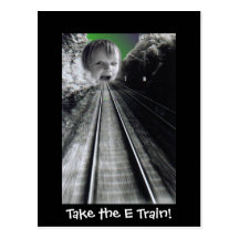 Tome o trem de E! Cartoes Postais