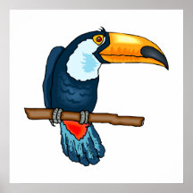 Tony Toucan Poster