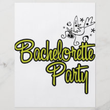 ToonDoveBachelorettePartyYlw Modelo De Panfleto